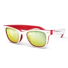 Lunettes de soleil California — Blanc / Rouge