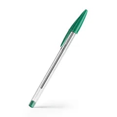 Stylo bille Bic ECO Cristal — Vert (encre verte)