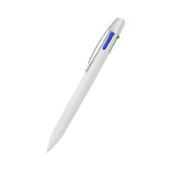Stylo 4 couleurs — Blanc