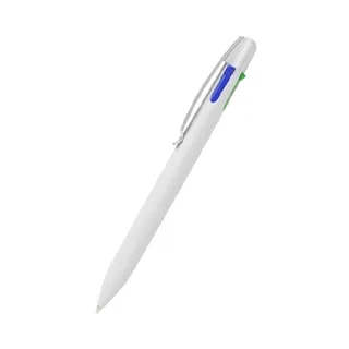 Stylo 4 couleurs — Blanc