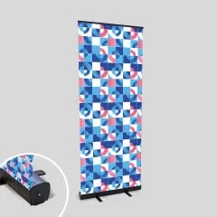 Roll-up — Black simple face 85 × 200 cm