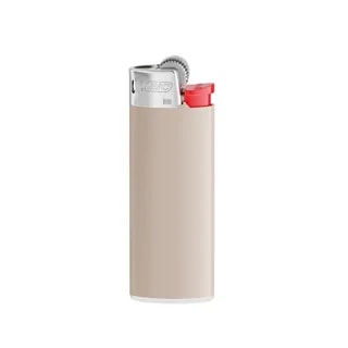 Briquet BIC® — Gris chaud - fourche rouge