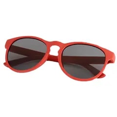 Lunettes de soleil en paille de blé — Rouge