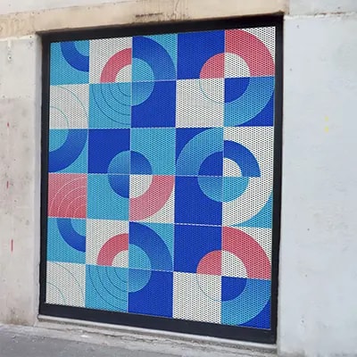 Adhésif vinyle — Vinyle microperforé