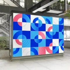 Bâche — Tissu Backlit 210g/m² M1 (rétro-éclairable)