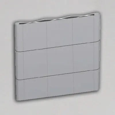 Mur d’image PVC — Droit 3 × 3 (empattement 270 × 223cm)