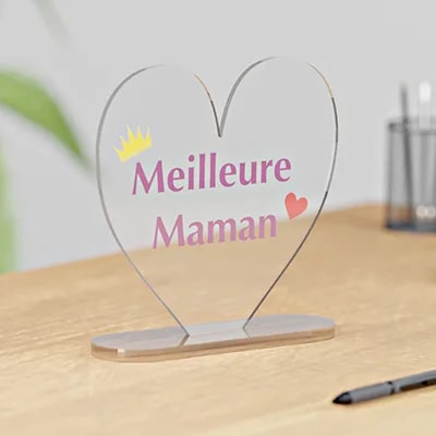 Trophée coeur — Plexiglas