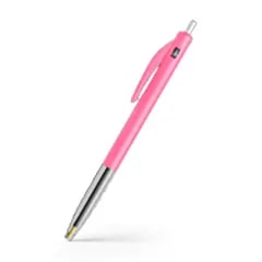 Stylo bille BIC® M10® Clic — Rose