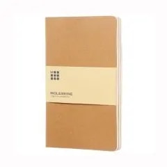 Journal Cahier L - ligné — Marron kraft