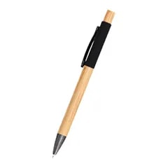 Stylo à bille bambou et alu — Noir