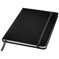 Carnet de notes A5 Spectrum à couverture rigide — Noir