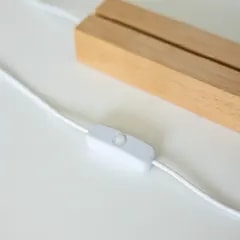 Trophée rectangle — Bois led RGB - fente 5mm