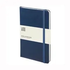 Carnet Classic L à couverture rigide - ligné — Bleu saphir