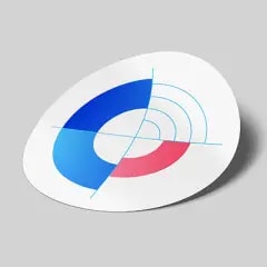 Stickers à la forme — Papier 80 g/m² couché brillant