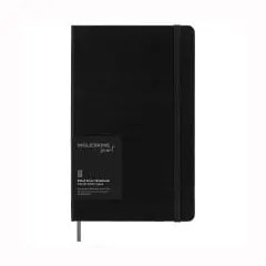 Carnet L Moleskine Smart - ligné — Noir