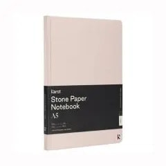 Carnet à couverture rigide K’arst® A5-ligné — Rose clair