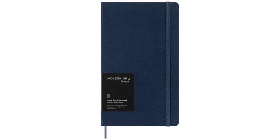 Carnet L Moleskine Smart - ligné — Bleu