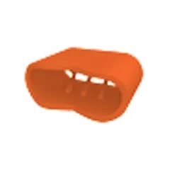 Bracelet en tissu — Orange fluo