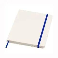 Carnet A5 recyclé Bass ligné à couverture rigide — Bleu roi