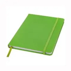 Carnet de notes A5 Spectrum à couverture rigide — Citron vert