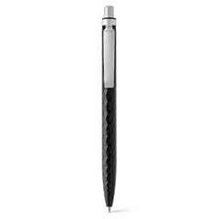 Stylo à bille Prodir QS01 Stone personnalisé — Carbone/Argent