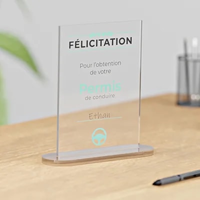 Trophée rectangle — Plexiglas
