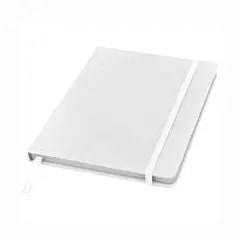Carnet de notes A5 Spectrum à couverture rigide — Blanc