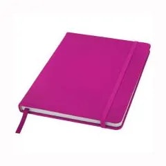 Carnet de notes A5 Spectrum à couverture rigide — Magenta