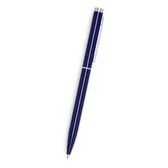 Stylo à bille Slim métal — Bleu