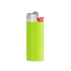 Briquet BIC® — Vert de pomme - fourche rouge