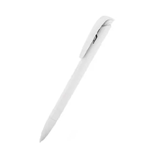 Stylo en plastique 100% recyclé — Blanc