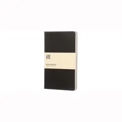 Journal Cahier L - ligné — Noir
