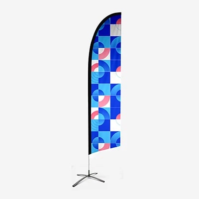 Drapeau publicitaire — Eco - Plume Taille S (2 mètres)