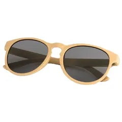 Lunettes de soleil en paille de blé — Jaune