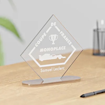 Trophée losange — Plexiglas