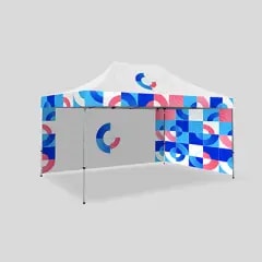 Barnum 3x4,5 — Mur de fond et Mur côté droit