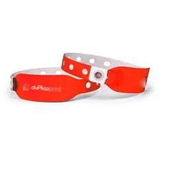 Bracelet vinyle PVC — Rouge