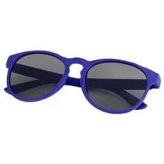 Lunettes de soleil en paille de blé — Bleu