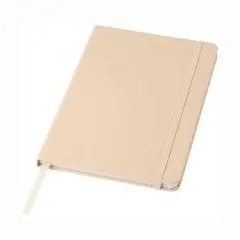 Carnet de notes A5 Spectrum à couverture rigide — Crème